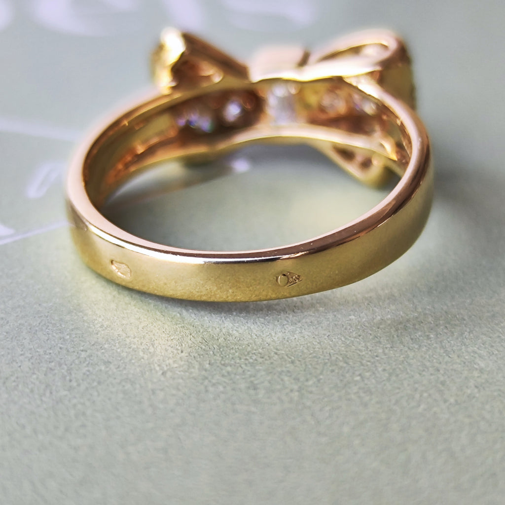 【Vintage Van Cleef & Arpels】ヴァンクリーフ&アーペル リボンリング