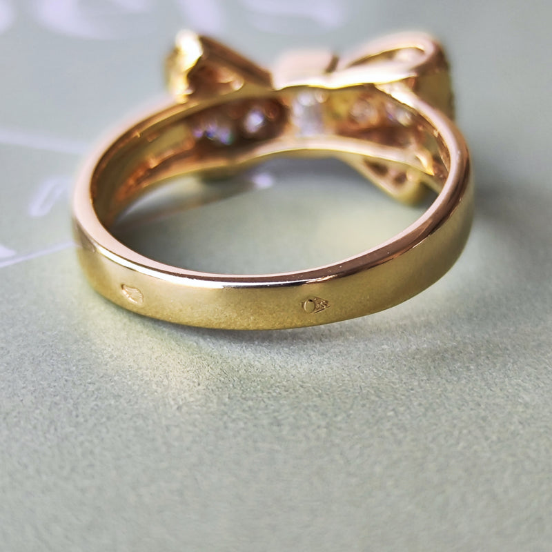 【Vintage Van Cleef & Arpels】ヴァンクリーフ&アーペル リボンリング