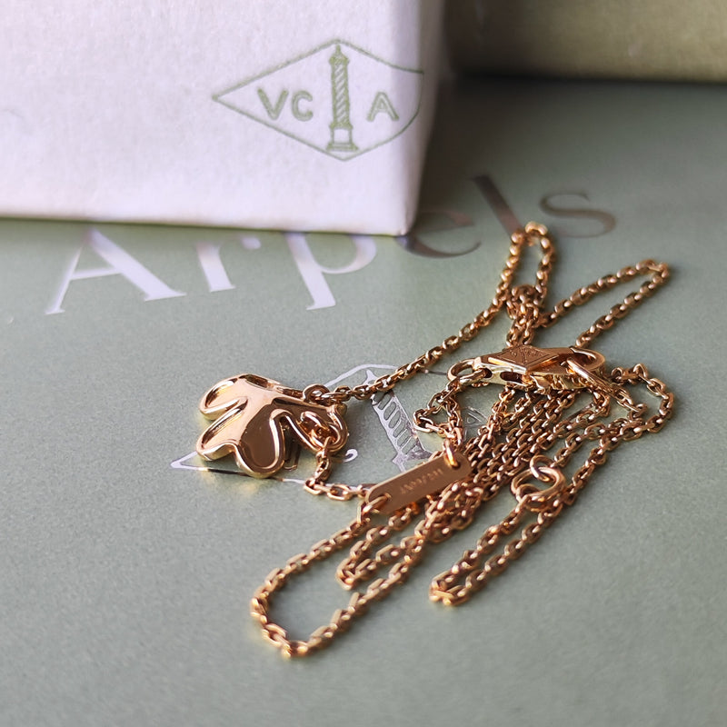 Van Cleef & Arpels ヴァンクリーフ&アーペル フリヴォル ミニ ネックレス ダイヤモンド 18金