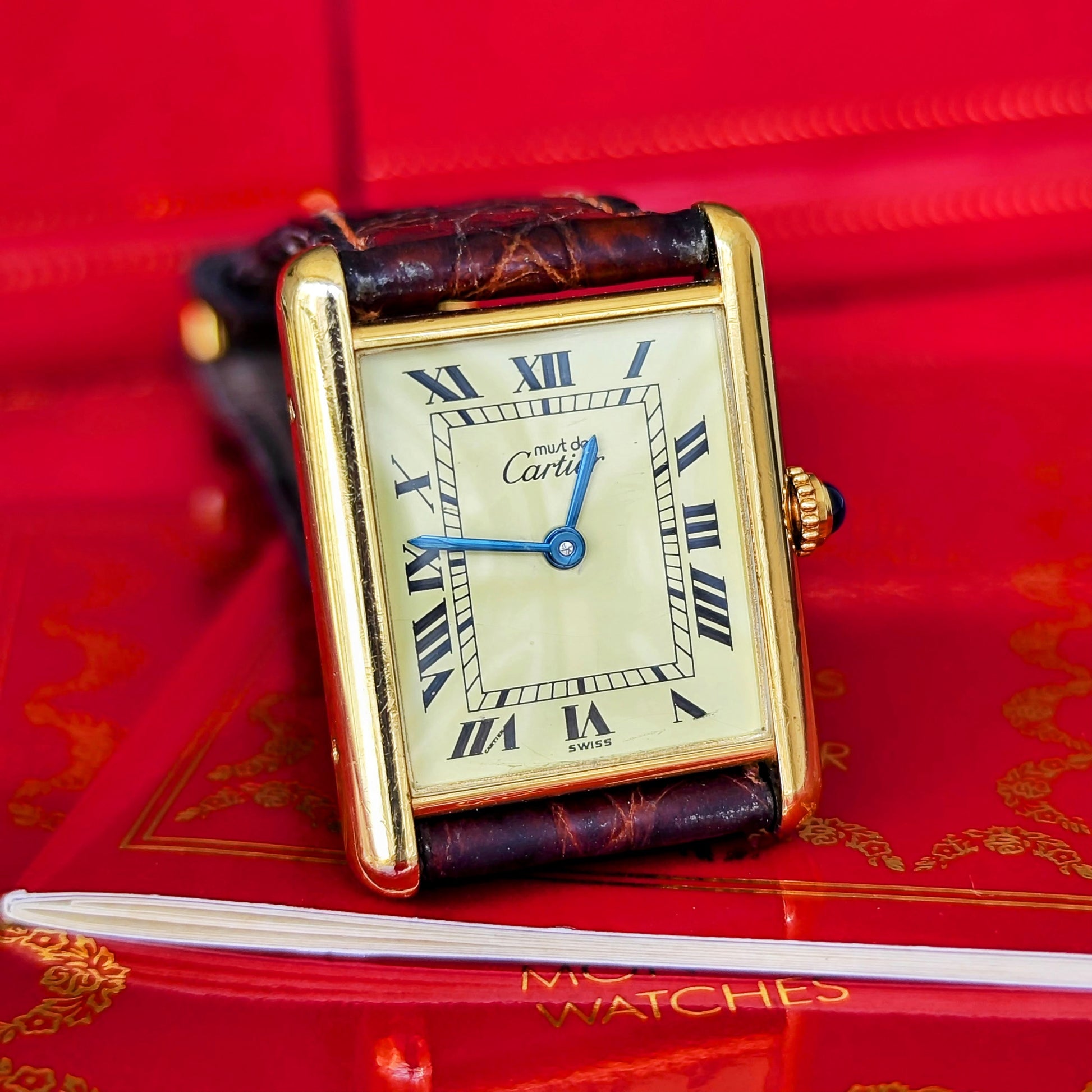 Cartier カルティエ マストタンク LM クォーツ腕時計