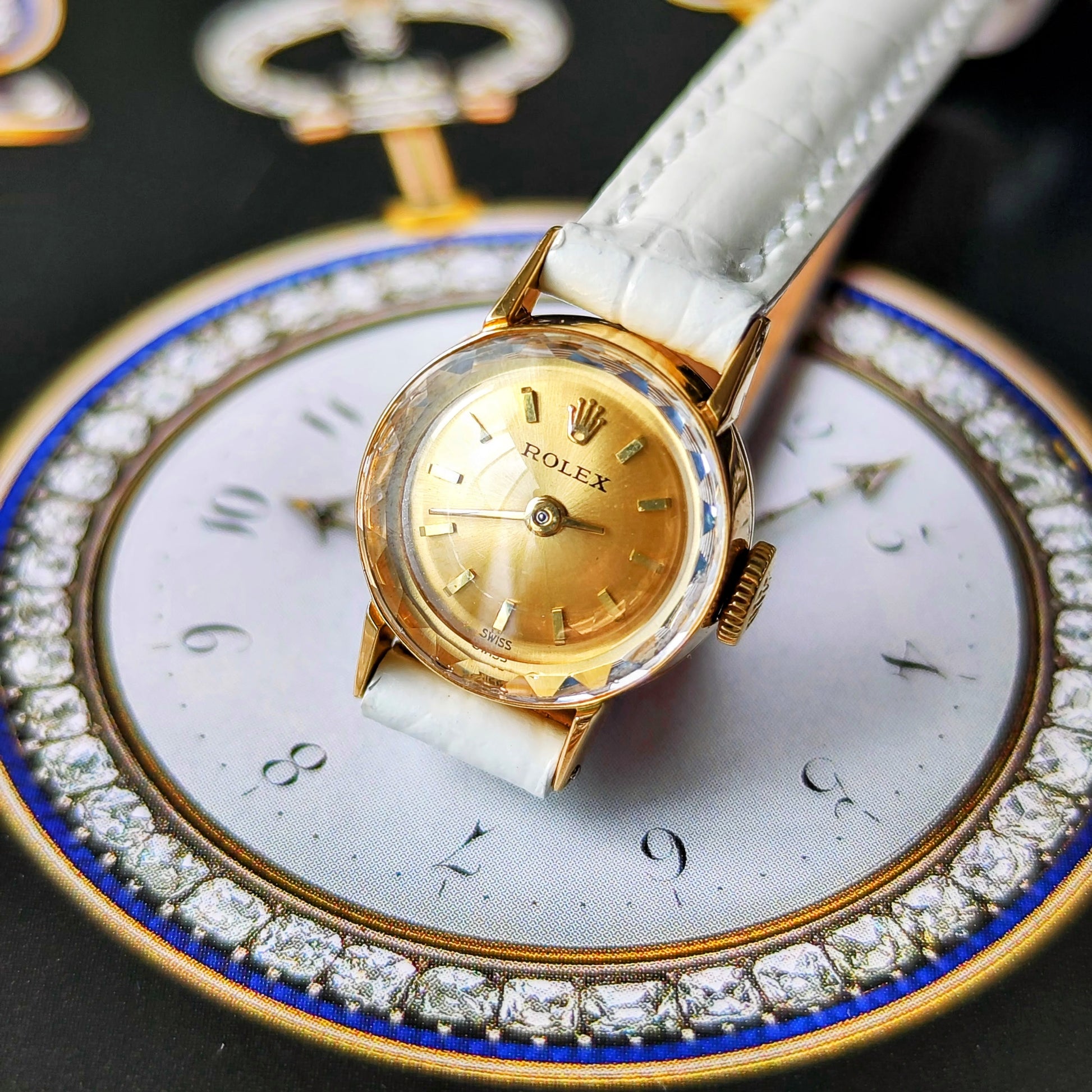 【OH済み】ROLEX ロレックス 18金無垢 手巻き 腕時計