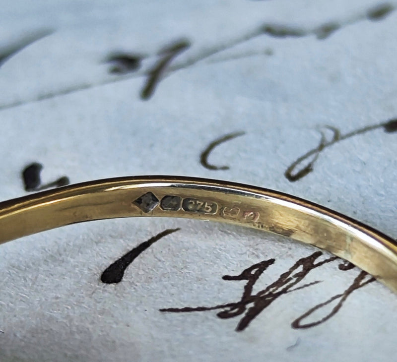 【イギリスアンティーク】天然エメラルド 天然ダイヤモンド