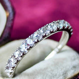 【ローズカット】天然ダイヤモンド プラチナリング