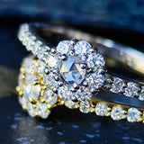 【ローズカット】天然ダイヤモンド 0.30ct 18金リング