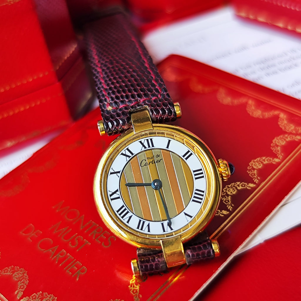 Cartier カルティエ マスト ヴァンドーム スリーカラー トリニティダイヤル