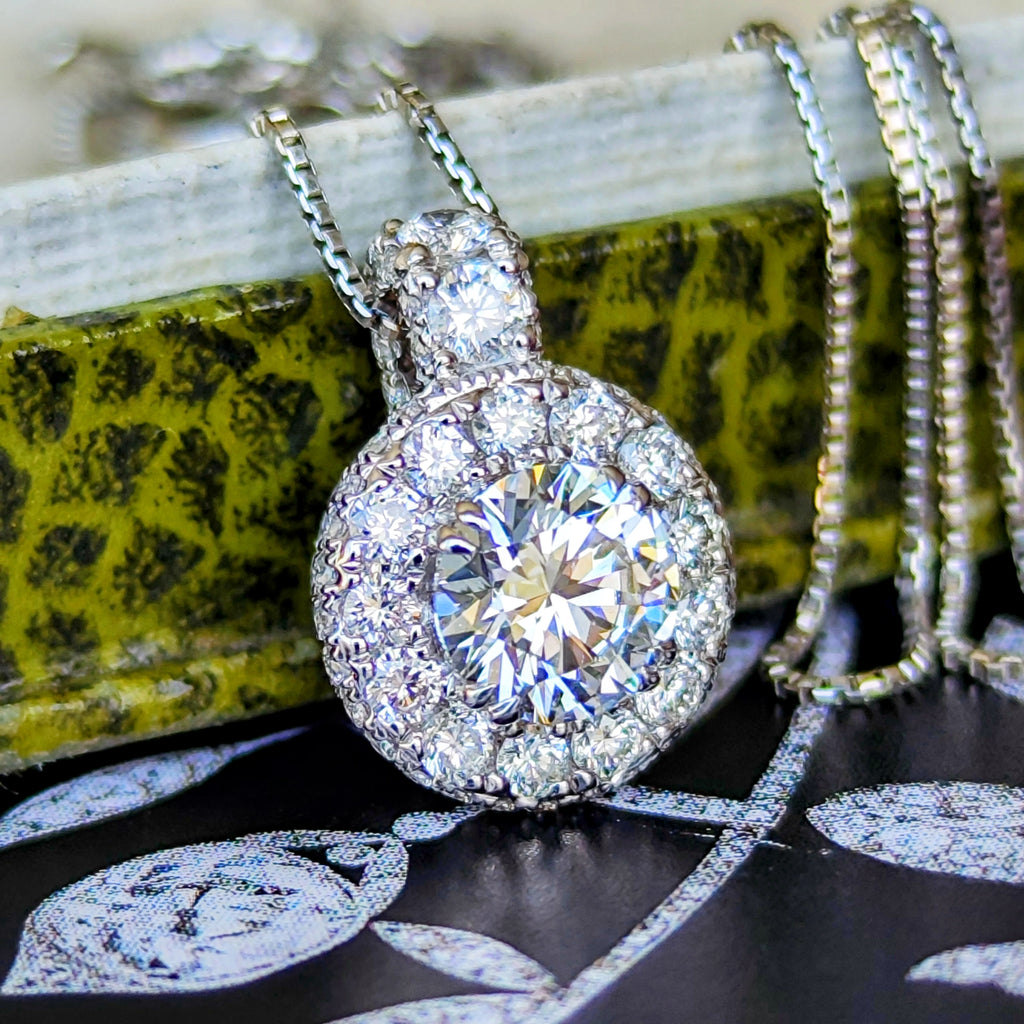 【最高級品質】天然ダイヤモンド0.53ct フローレス Dカラー ネックレス GIA