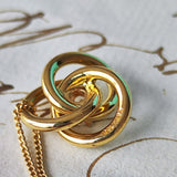 TIFFANY &Co ティファニートリプルラウンドネックレス ダイヤモンド 18金YG