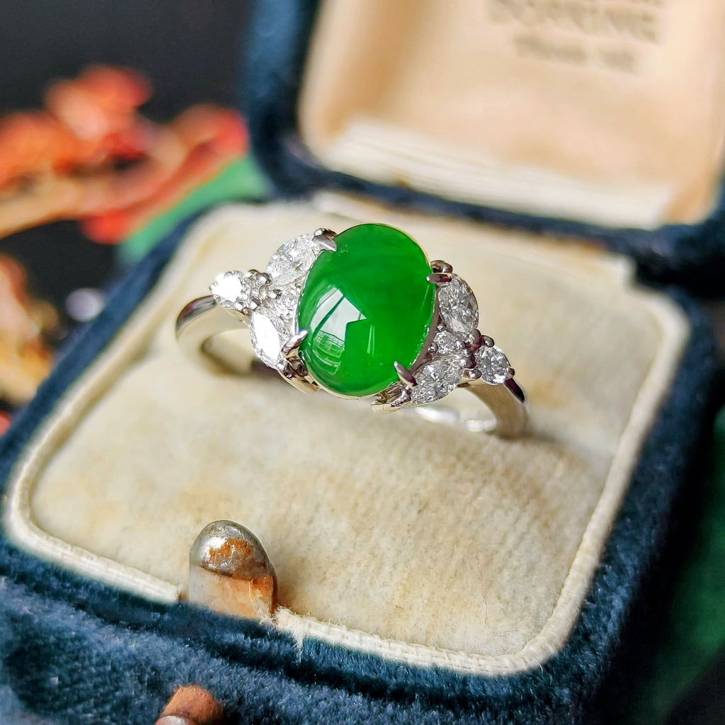 天然翡翠 天然ダイヤモンド