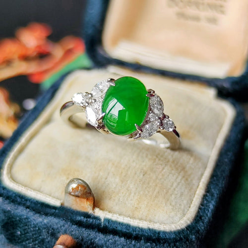 天然翡翠 天然ダイヤモンド