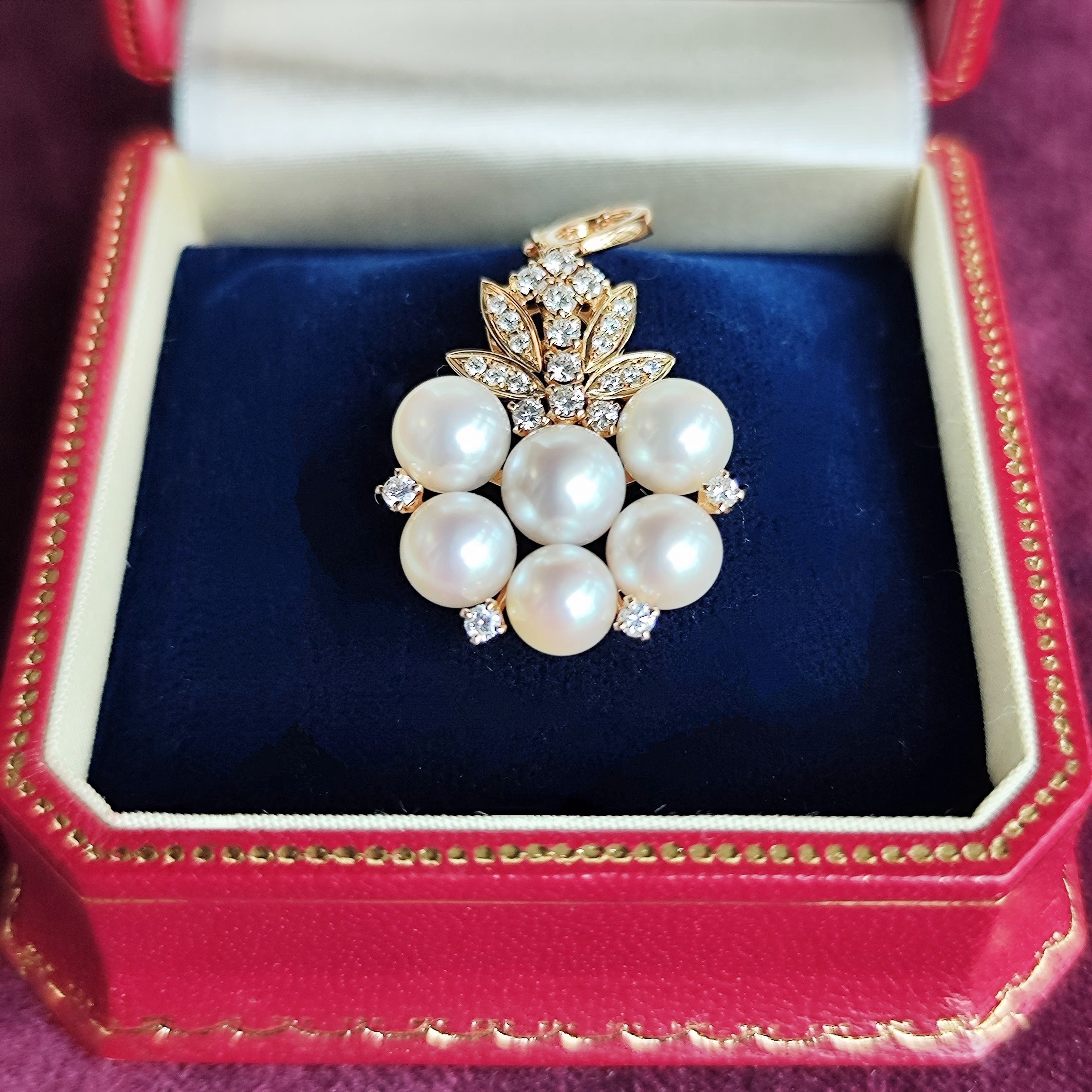 MIKIMOTO K18ダイヤモンド あこや真珠トップ MIKIMOTO ミキモト あこや真珠 ダイヤモンド ペンダントトップ – Mico
