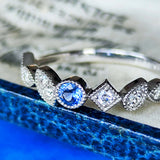 【幻のサファイア ヨーゴ渓谷】天然サファイア 天然ダイヤモンド リング 非加熱