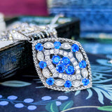 天然アウイナイト 天然ダイヤモンド ネックレス