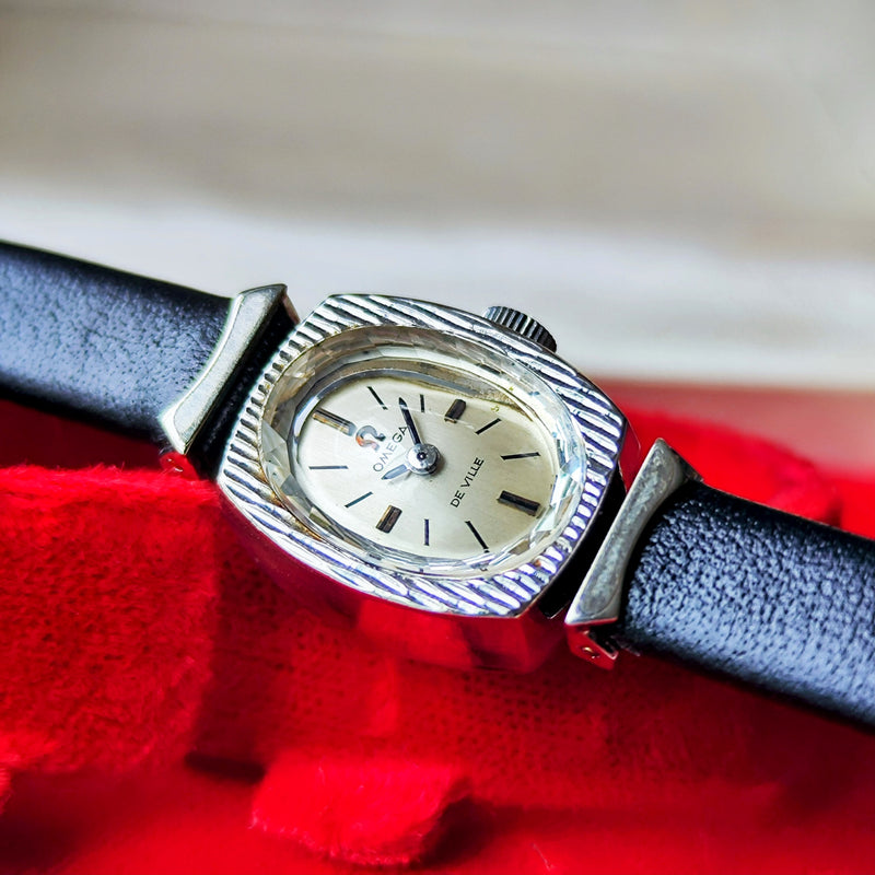 【OH済み】OMEGA オメガ DE VILLE デビル トノー型 手巻き 腕時計