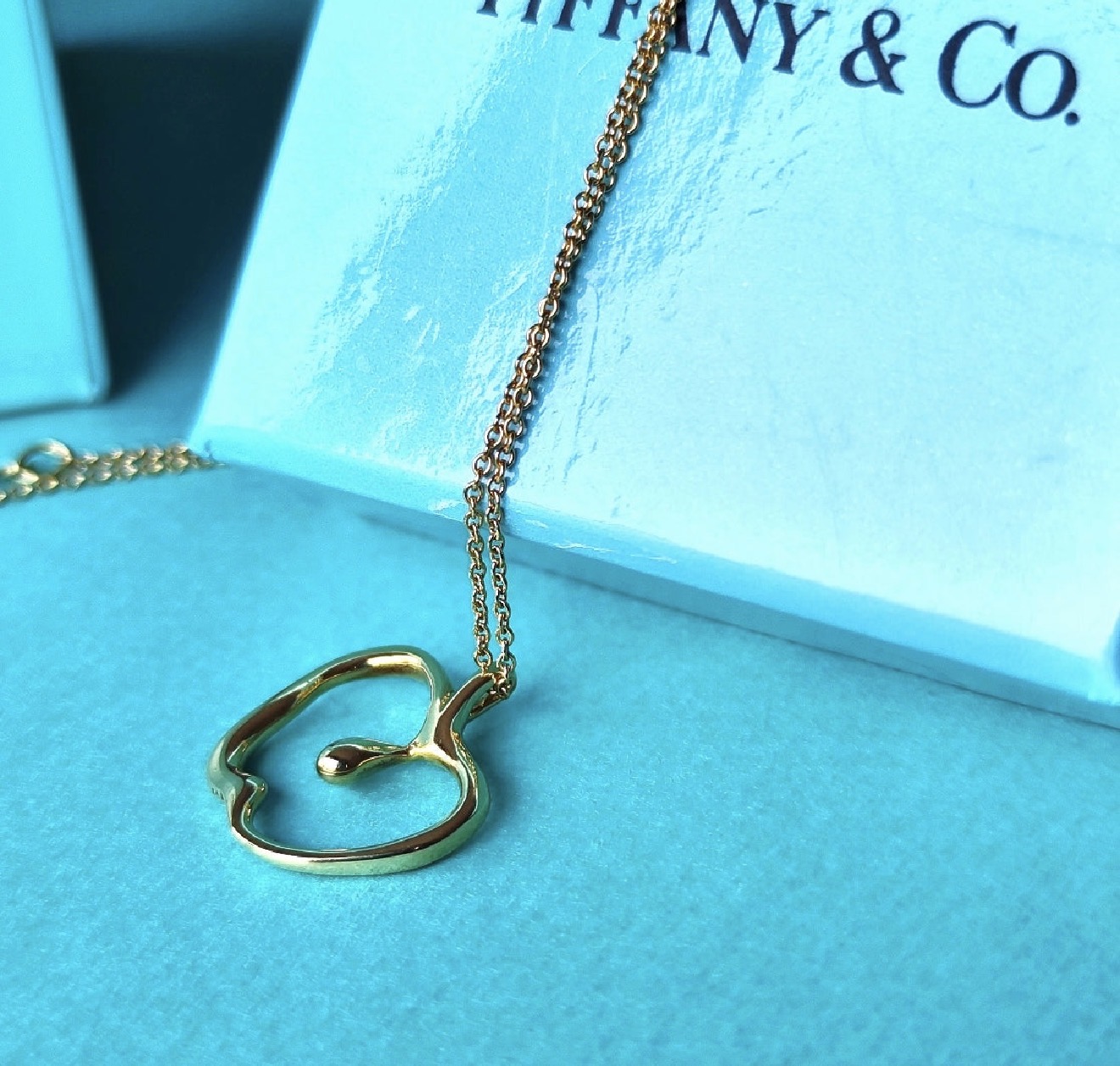 TIFFANY &Co ティファニー アップル ネックレス 18金YG