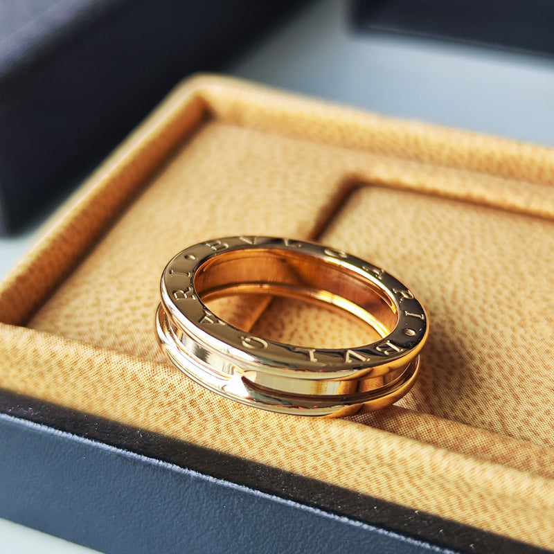 BVLGARI ブルガリ B-ZERO1 ビーゼロワン 18金PG 10号