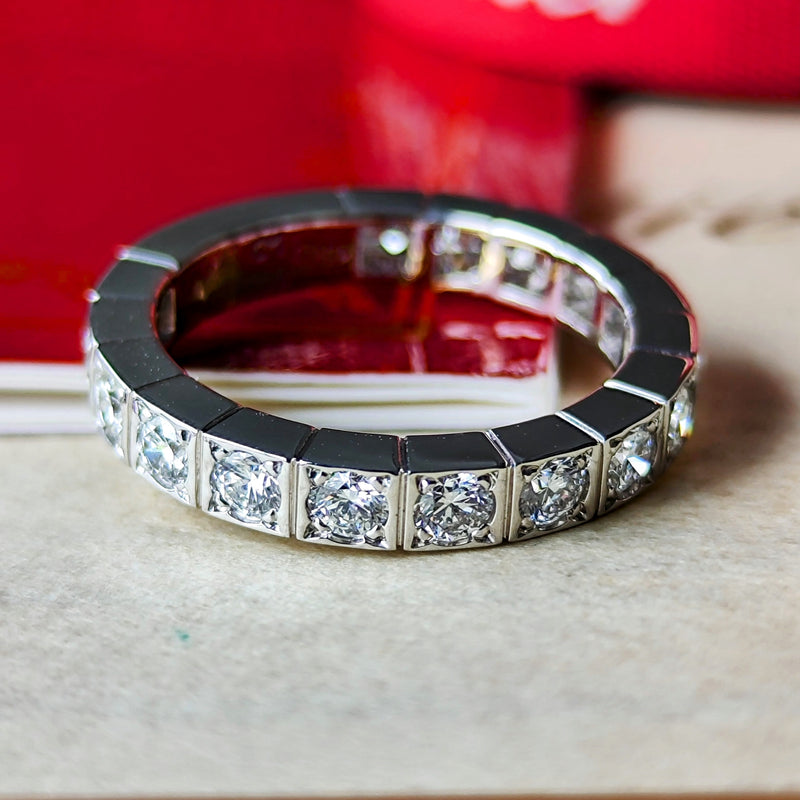 Cartier カルティエ ラニエール フルダイヤ 18金WG 47