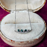 【初期の頃のルース】天然グランディディエライト 天然ダイヤモンド ネックレス