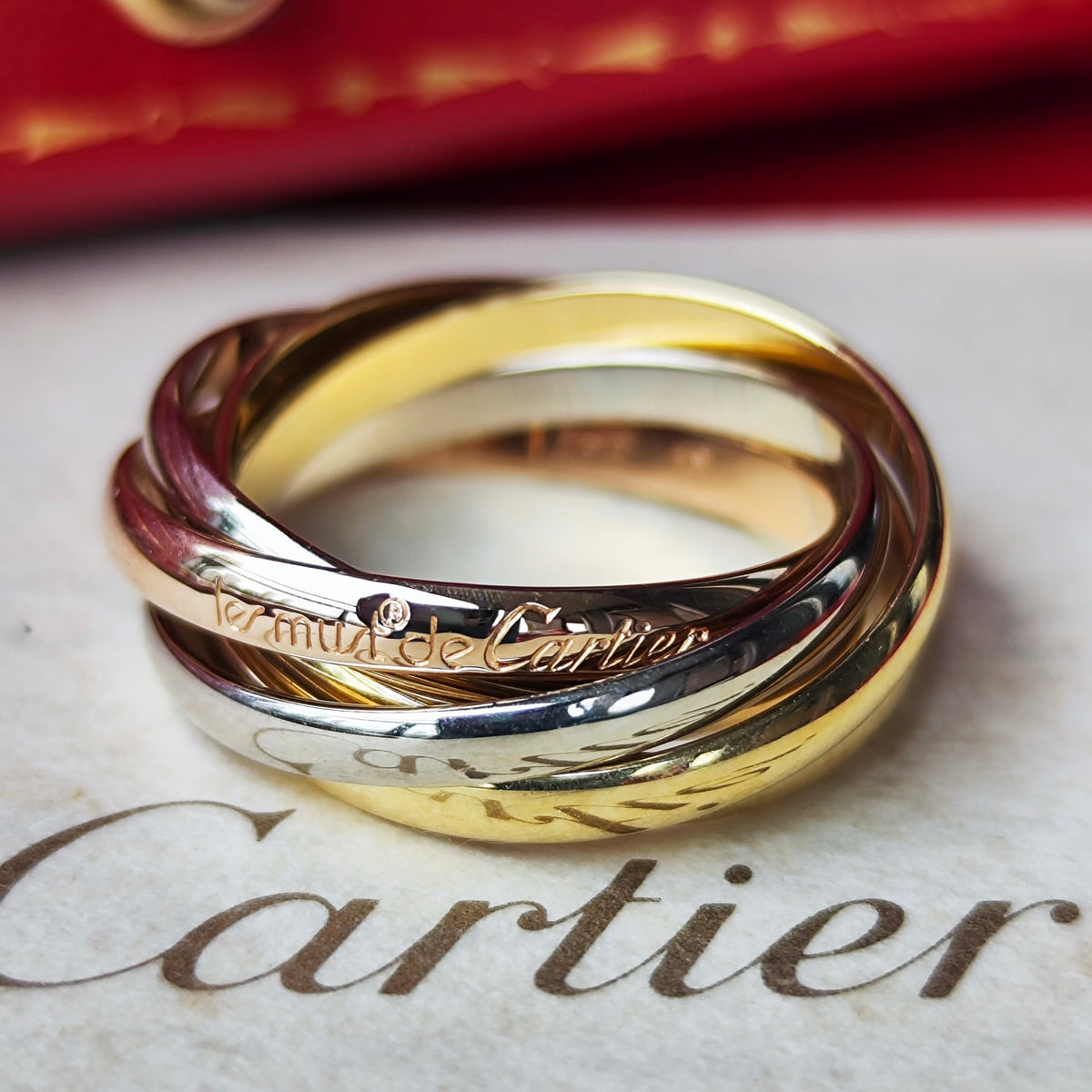 Cartier カルティエ トリニティ5連 53