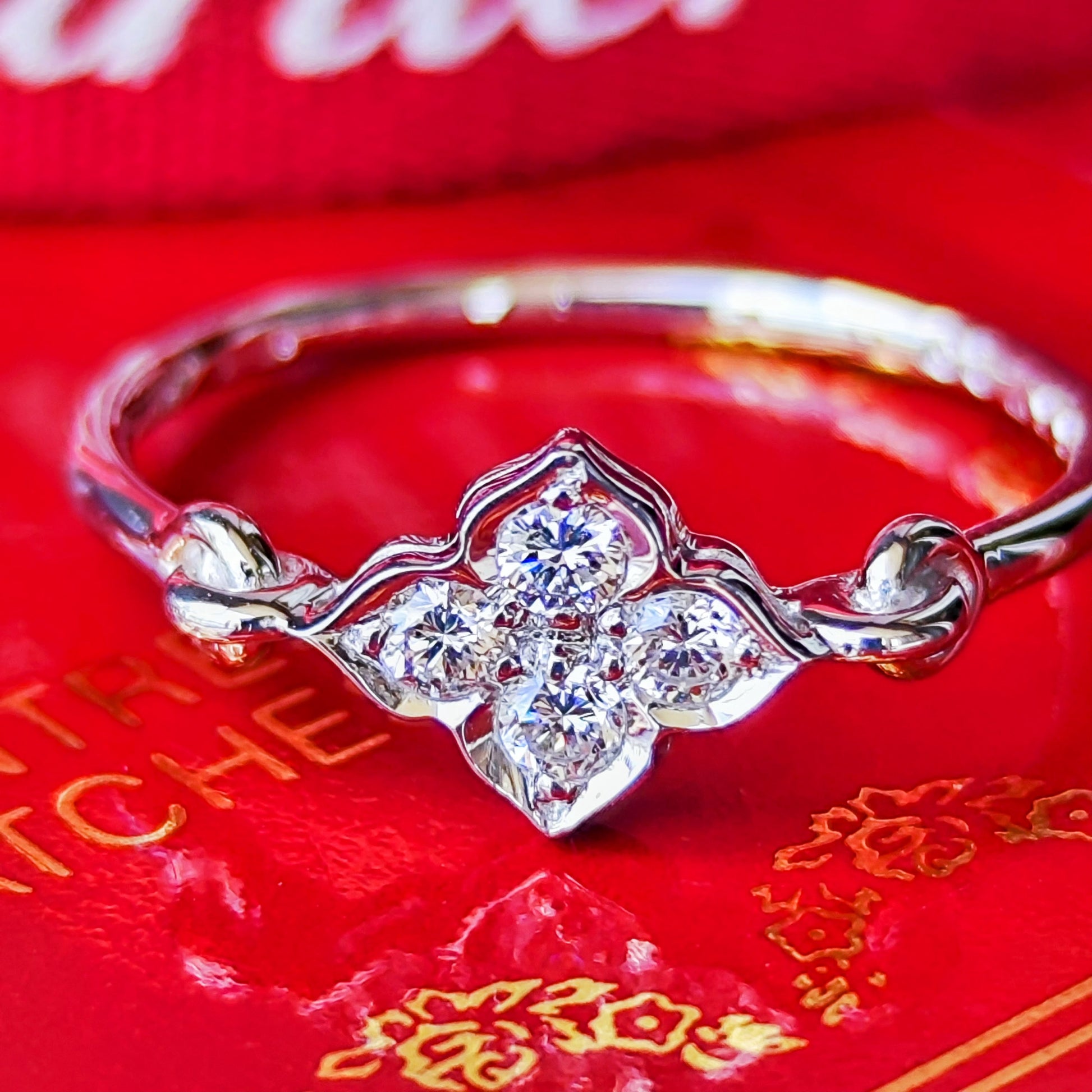 【Vintage Cartier】カルティエ ヒンドゥリング 18金WG 50