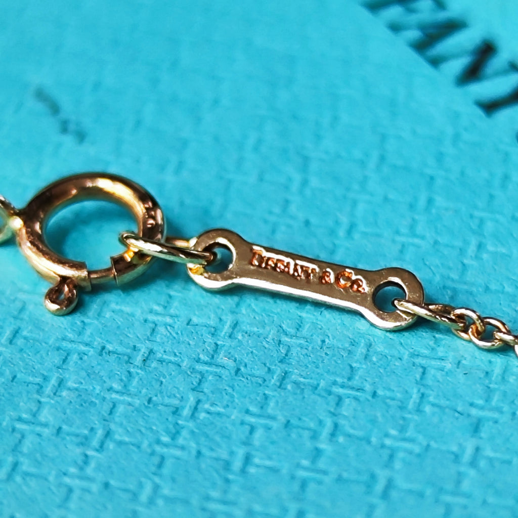 TIFFANY&Co ティファニー ラビングハート ネックレス 18金YG
