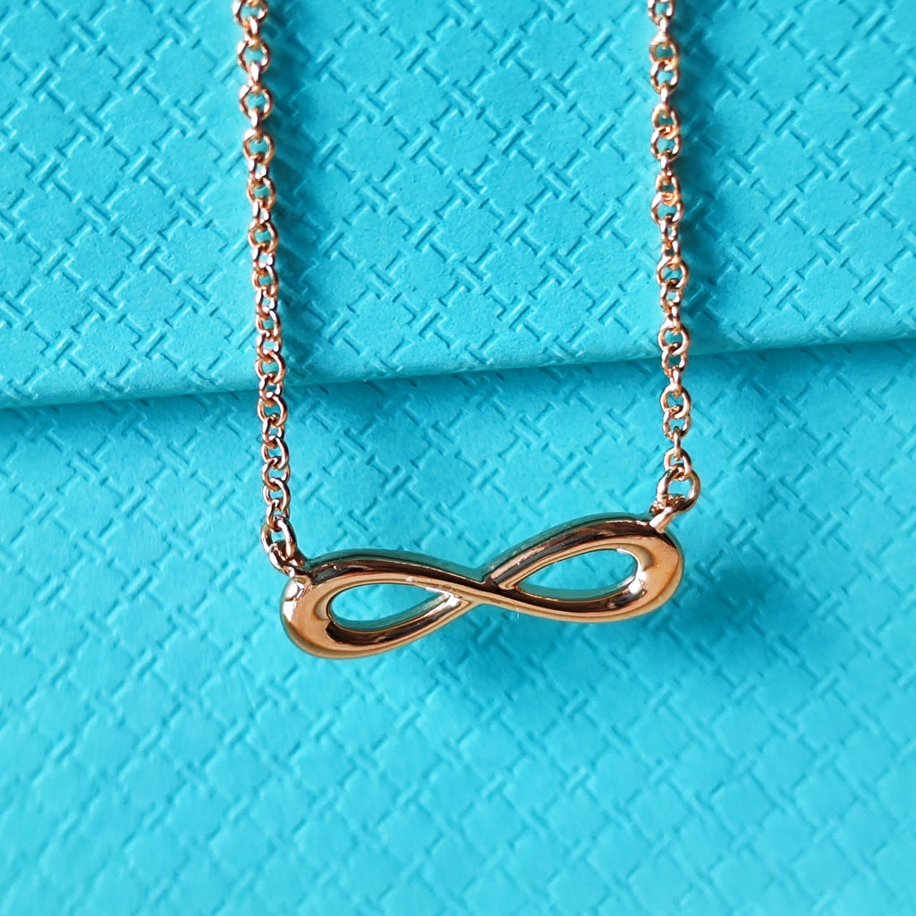 TIFFANY＆Co. ティファニー インフィニティ ミニ ネックレス 18金PG
