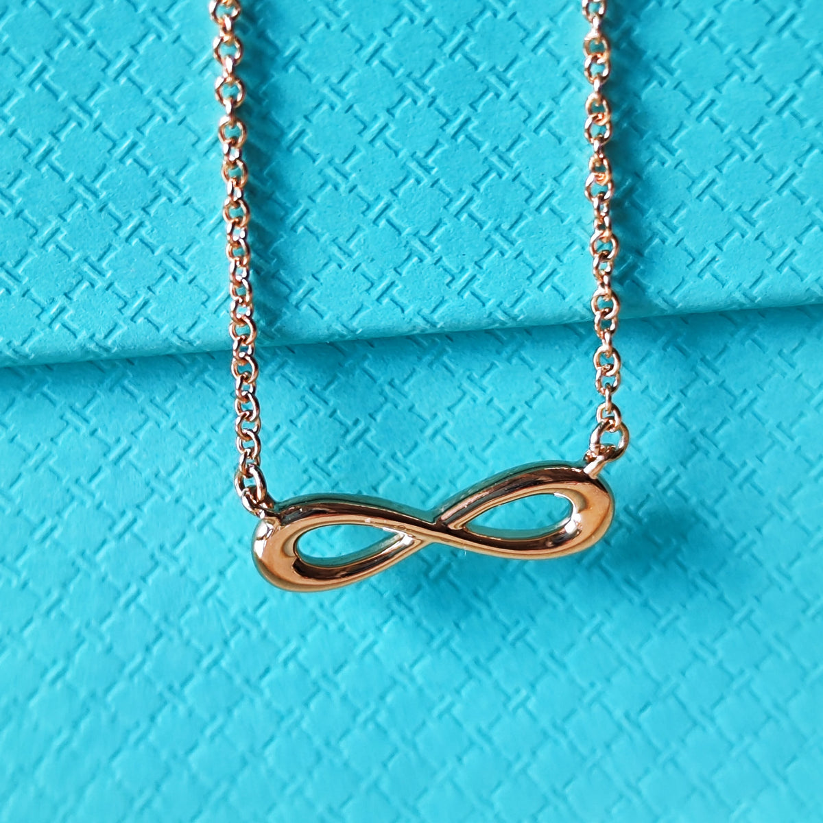 TIFFANY＆Co. ティファニー インフィニティ ミニ ネックレス 18金PG