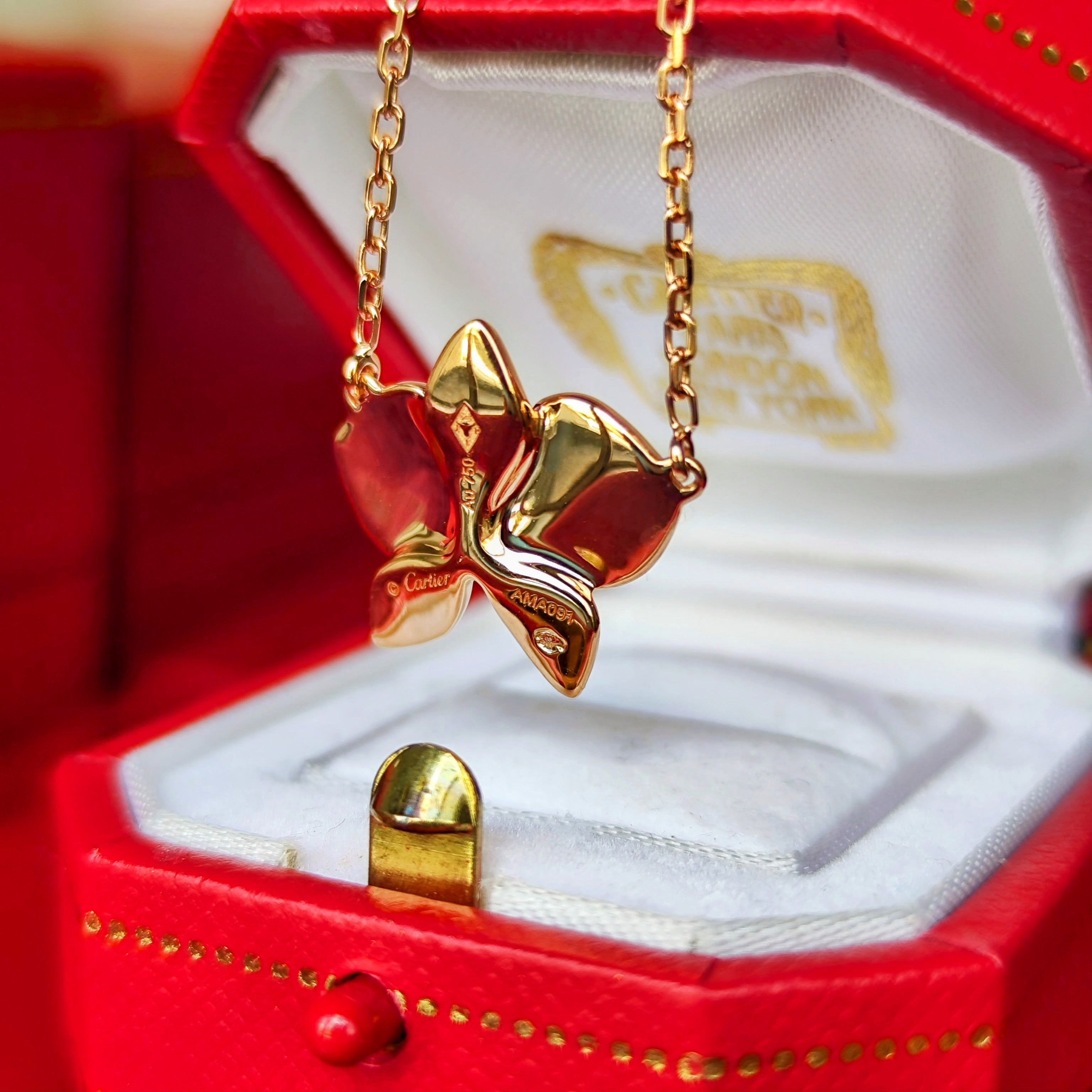 Cartier カルティエ カレス ドルキデ パル ダイヤモンド ネックレス