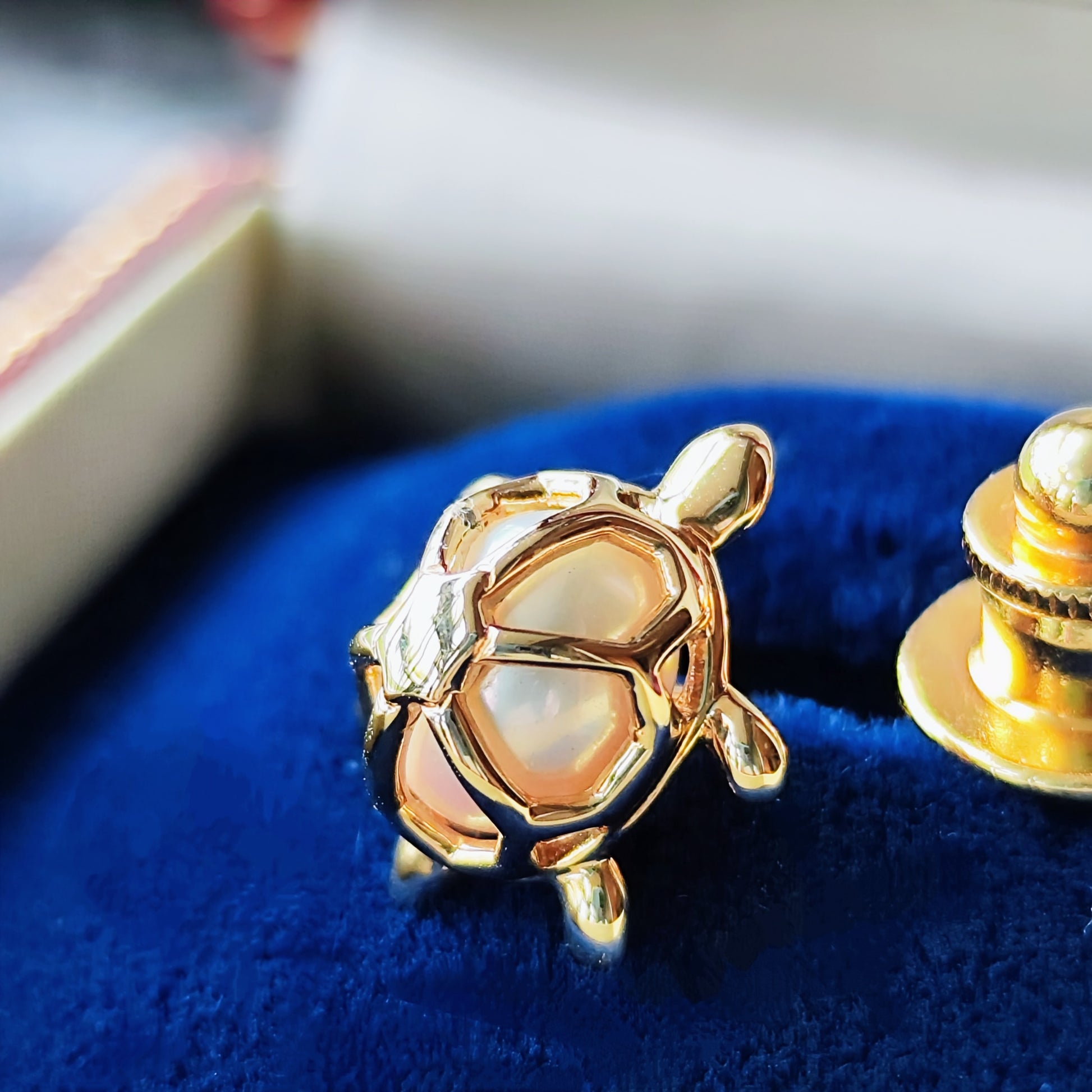 MIKIMOTO ミキモト あこや真珠 亀のブローチ