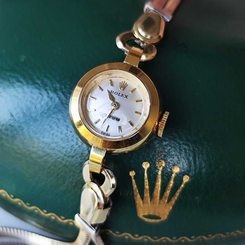 【OH済み】ROLEX ロレックス PRECISION プレシジョン 金無垢 手巻き腕時計