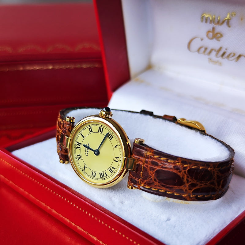 CARTIER カルティエ マストヴァンドーム クォーツ ヴィンテージ CARTIER】ヴィンテージ カルティエ マストヴァンドーム SM