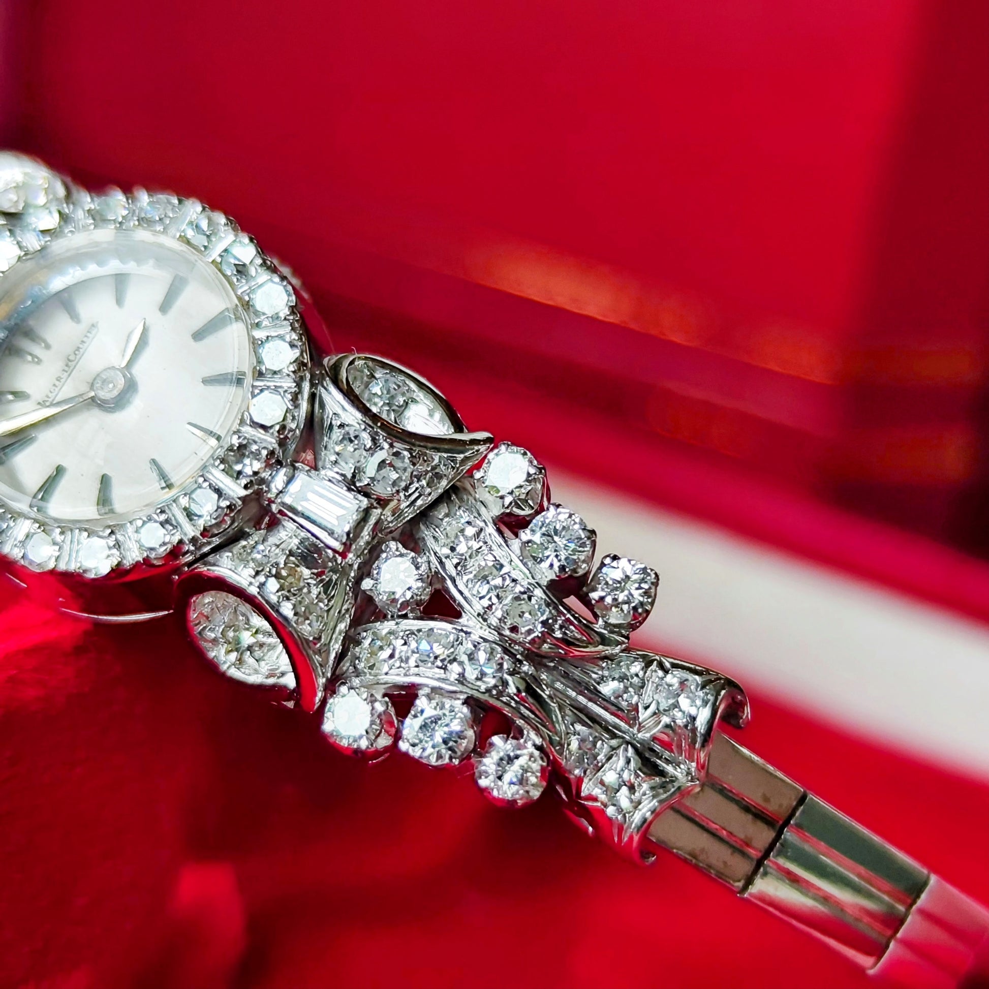 【OH済み】JAEGER LE COULTRE ジャガー・ルクルト バックワインド 金無垢時計