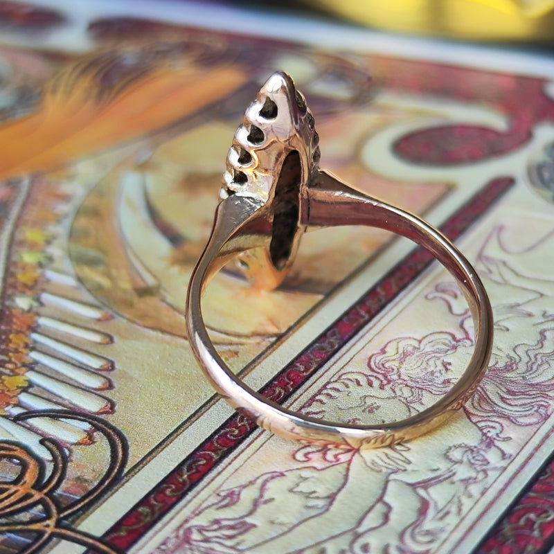 【アメリカアンティーク】天然ダイヤモンドリング 1920年頃