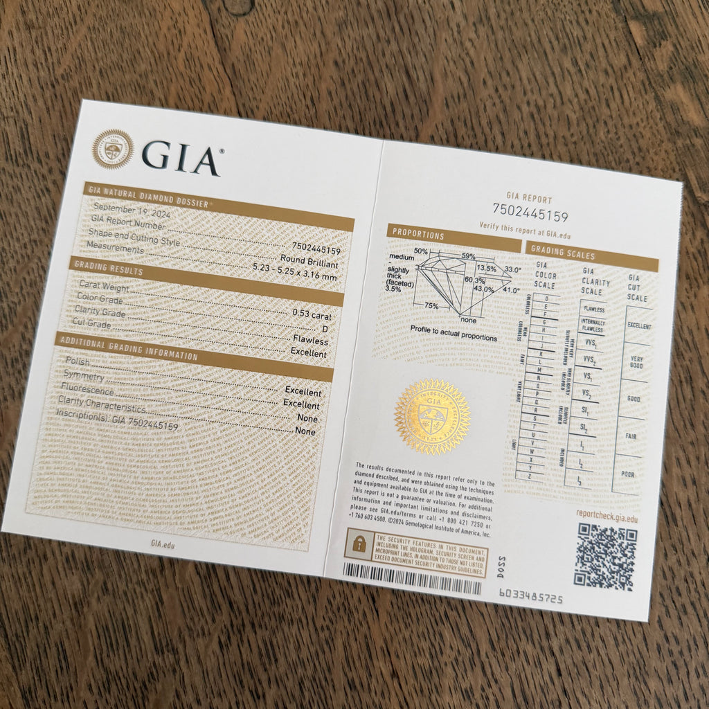 【最高級品質】天然ダイヤモンド0.53ct フローレス Dカラー ネックレス GIA