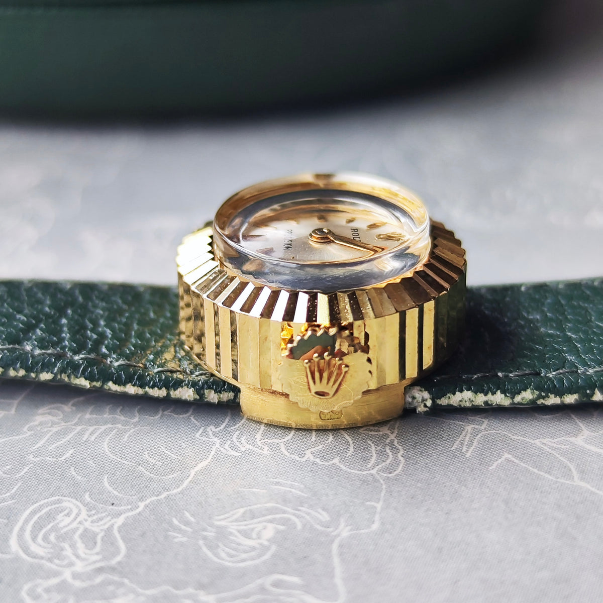 【ROLEX CHAMELEON】ロレックス カメレオン 18金無垢 手巻き腕時計 OH済み