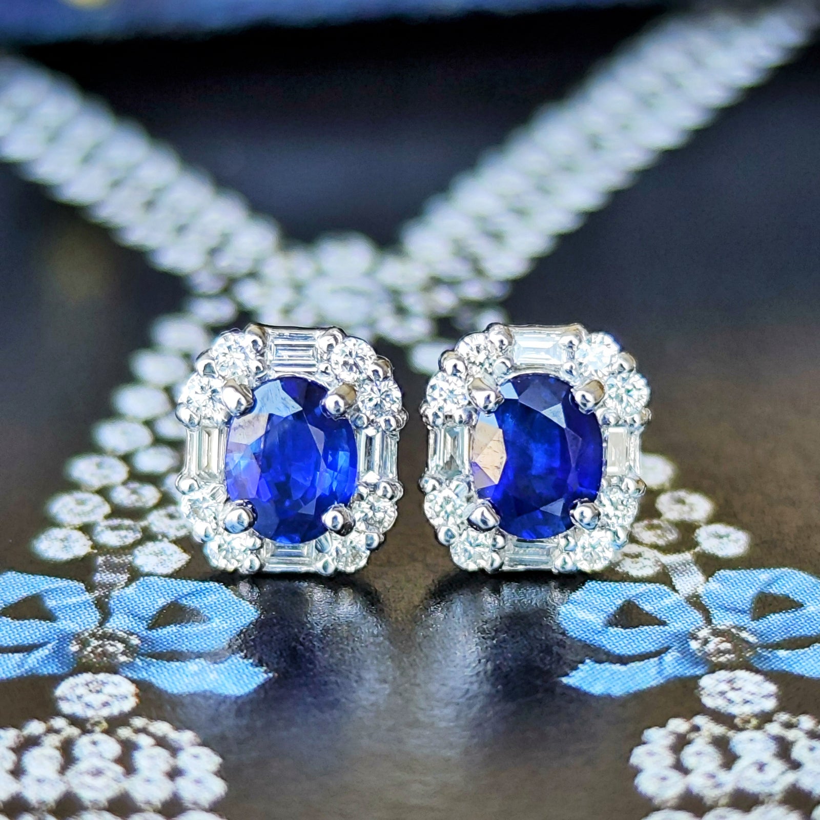 天然サファイア 天然ダイヤモンド ピアス – Mico宝飾店 天然サファイア 天然ダイヤモンド ピアス – Mico宝飾店