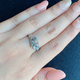 天然アレキサンドライト 天然ダイヤモンド リング