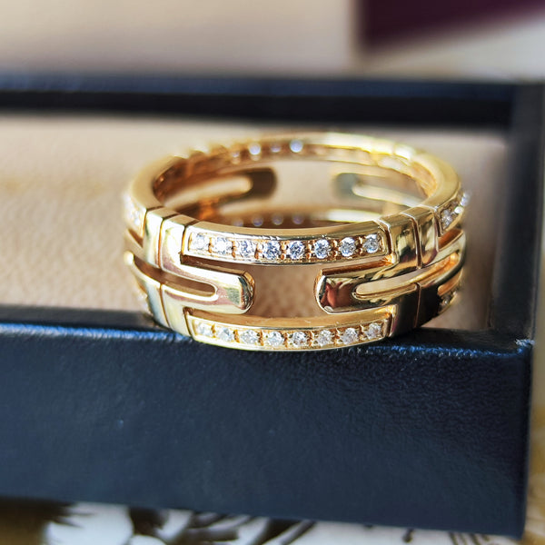 BVLGARI ブルガリ バレンテシ スモール ダイヤモンドリング