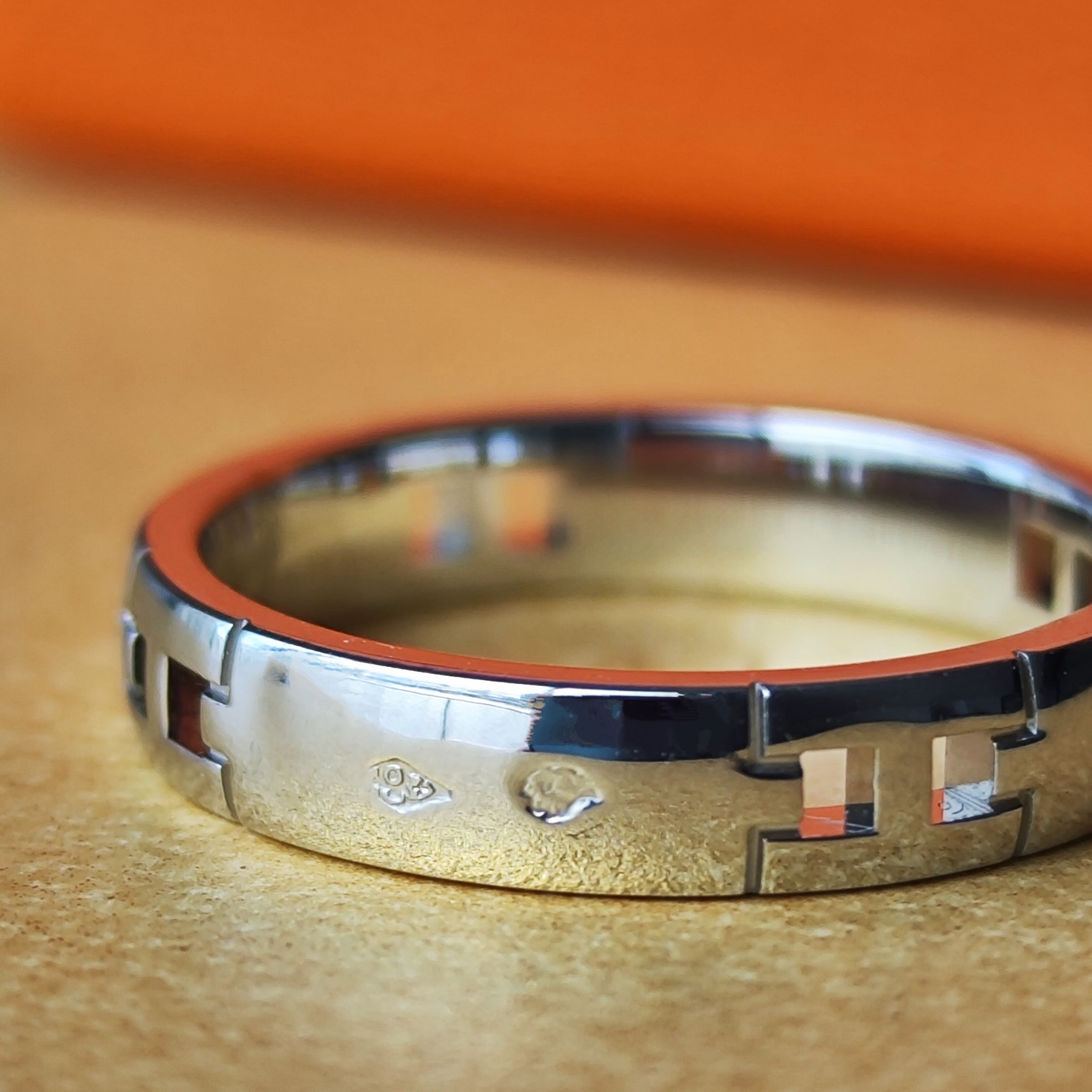 エルメス エヴァーヘラクレス ダイヤモンドリング#48 K18 ☆HERMES エルメス K18 WG エヴァーヘラクレス ダイヤモンドリング