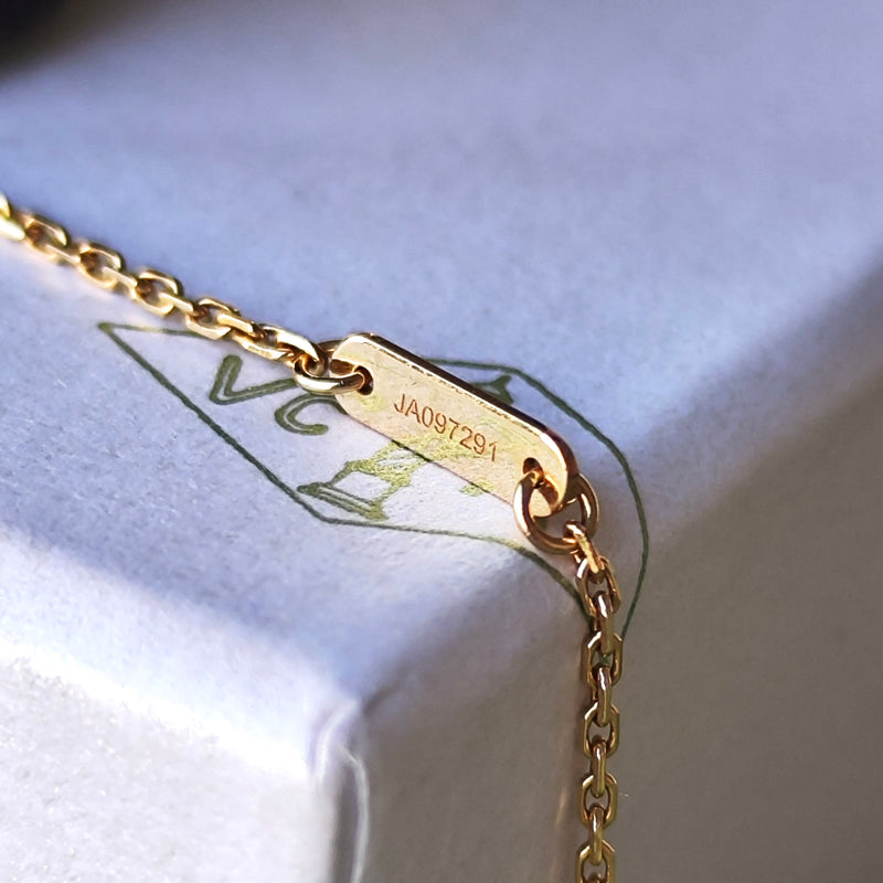 Van Cleef & Arpels ヴァンクリーフ&アーペル フリヴォル ミニ ネックレス ダイヤモンド 18金