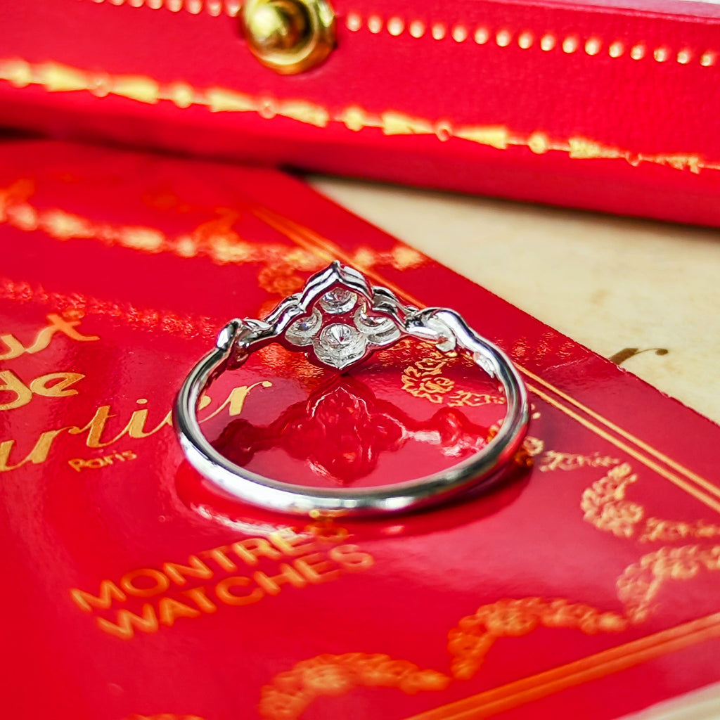 【Vintage Cartier】カルティエ ヒンドゥリング 18金WG 50