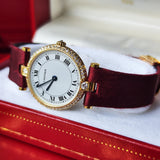 【コンプリートサービス済み】Cartier
カルティエ ヴァンドーム 18金無垢 ダイヤモンド クォーツ腕時計