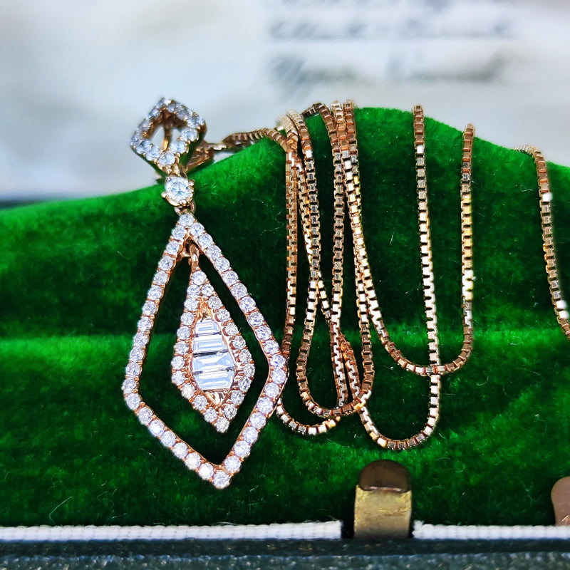 天然ダイヤモンド ネックレス