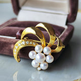 MIKIMOTO ミキモト ブローチ ペンダントトップ あこや真珠 ダイヤモンド