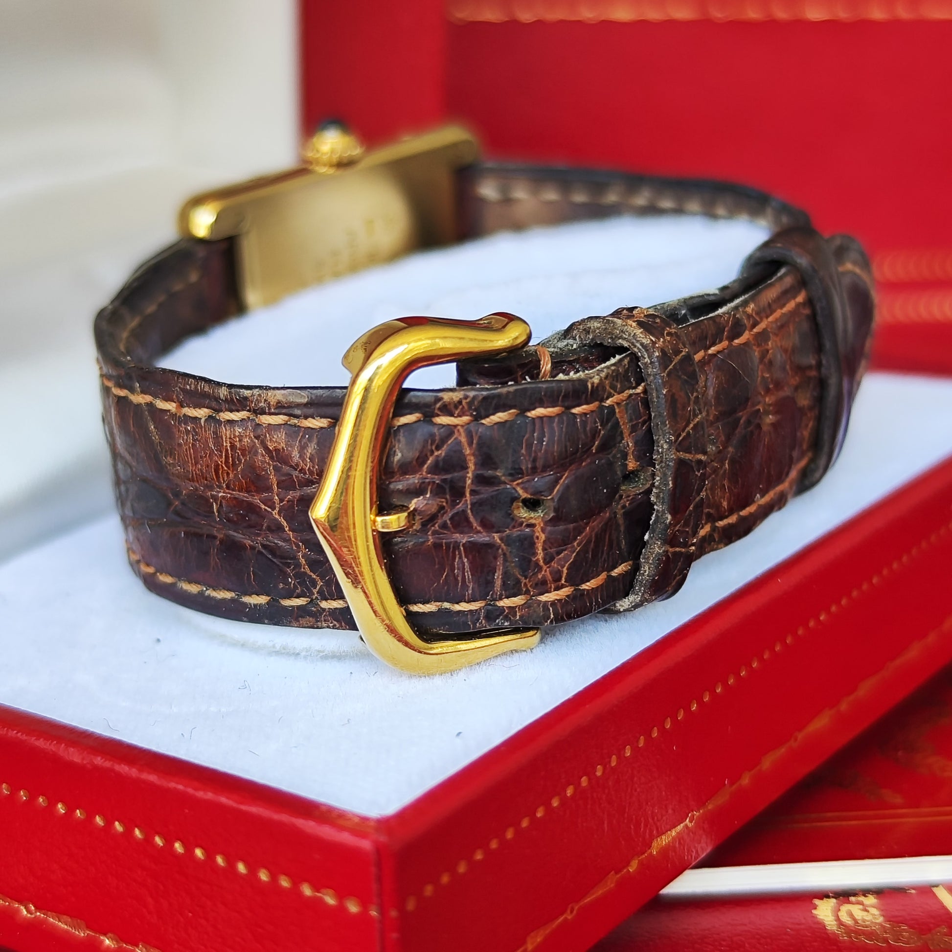 Cartier カルティエ マストタンク LM クォーツ腕時計