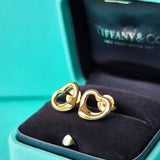 TIFFANY &Co ティファニー オープンハート 18金PG ピアス