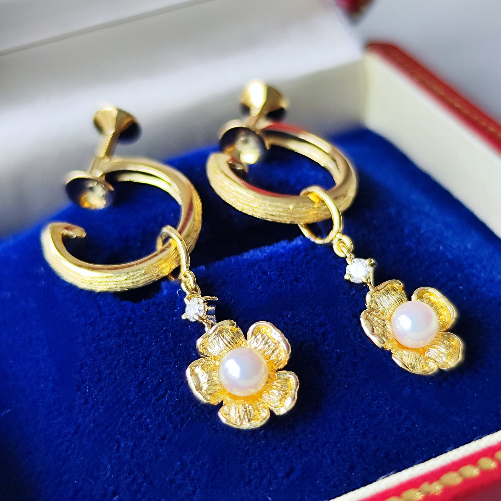 MIKIMOTO ミキモト チャーム イヤリング 18金 – Mico宝飾店