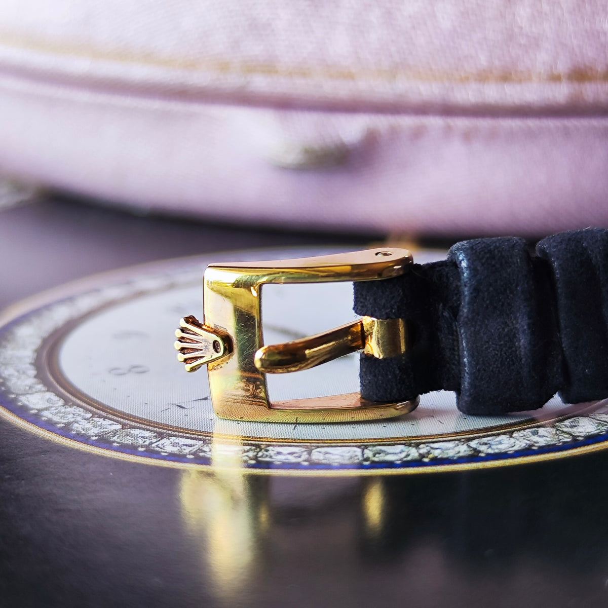 【OH済み】ROLEX ロレックス CHAMELEON カメレオン Orchid 18金無垢 手巻き腕時計