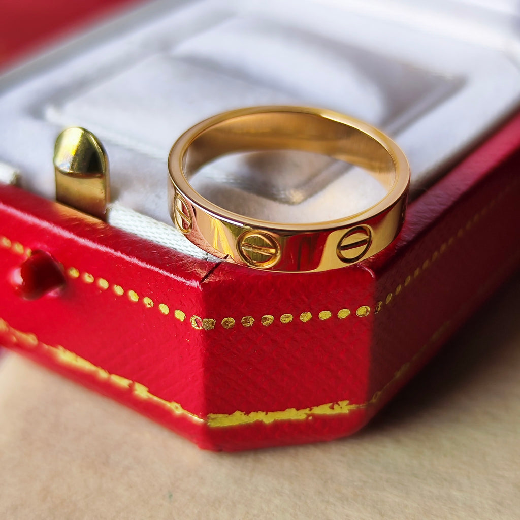 Cartier カルティエ ミニラブリング 18金PG 48