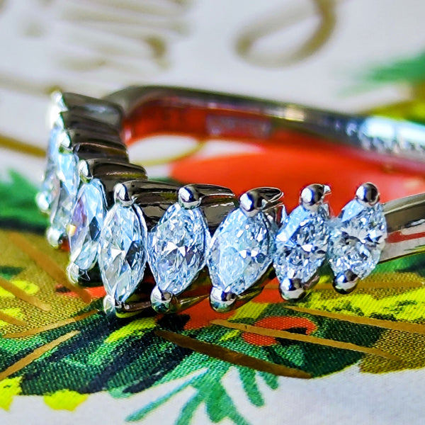 MIKIMOTO ミキモト 天然ダイヤモンド ヴィンテージリング