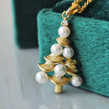 MIKIMOTO ミキモト クリスマスツリー ペンダントトップ